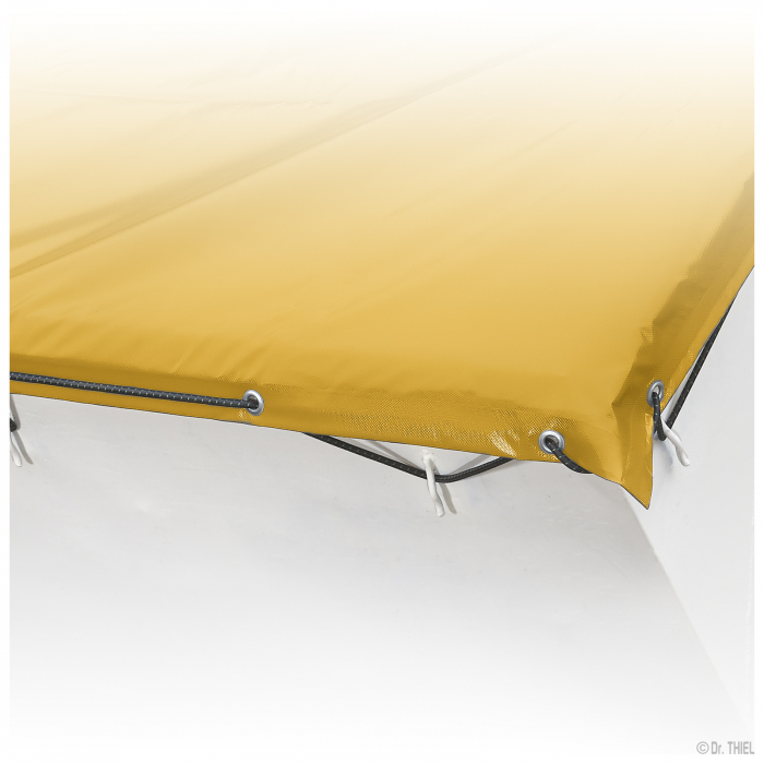 Waterproof flat tarpaulin PVC 630g /m²