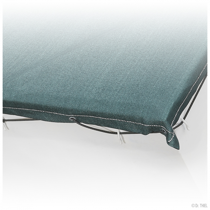 Bâche en tissu à bandelettes 320g/m² avec corde 3.1x8.0m