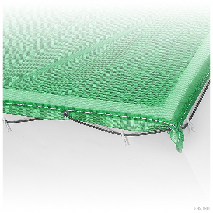 Universal fine-mesh net tarpaulin soft water-permeable 220g/m² cover special size green with rope