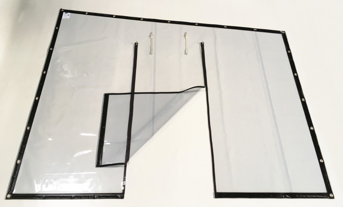 Seitenwand transparent Plane Windschutz 1000g /m² - Dr. THIEL GmbH